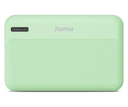 Powerbank Hama POWER PACK POCKET 10 10000 mAh 2X USB-A ZIELONY